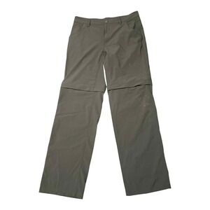 EMS Convertible Pants Mens 34x32 Green Zip Off Hiking‎ Outdoor Lightweight Trail